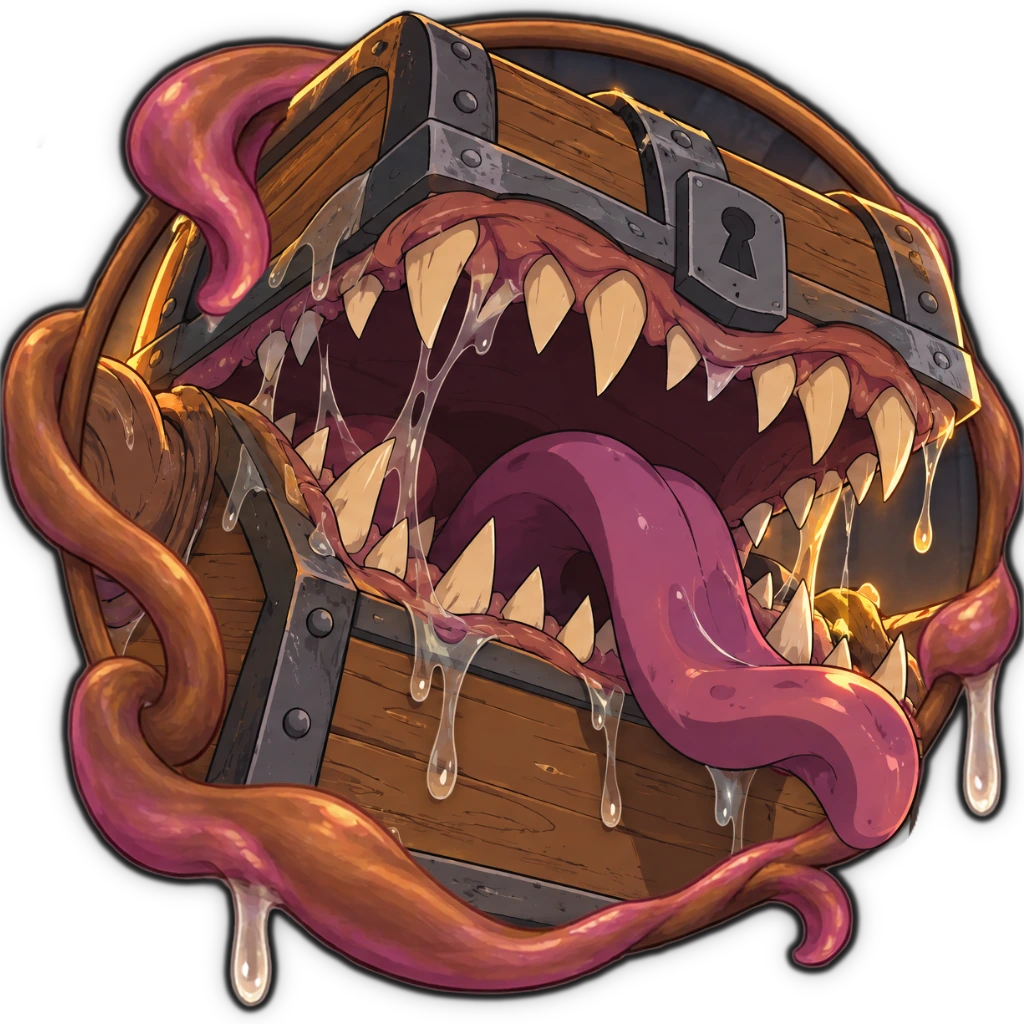 Mimic framed portrait token